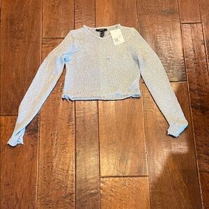 Forever 21 Silver Knit Sweater